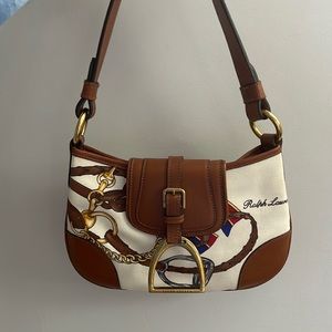 ralph lauren detailed handbag